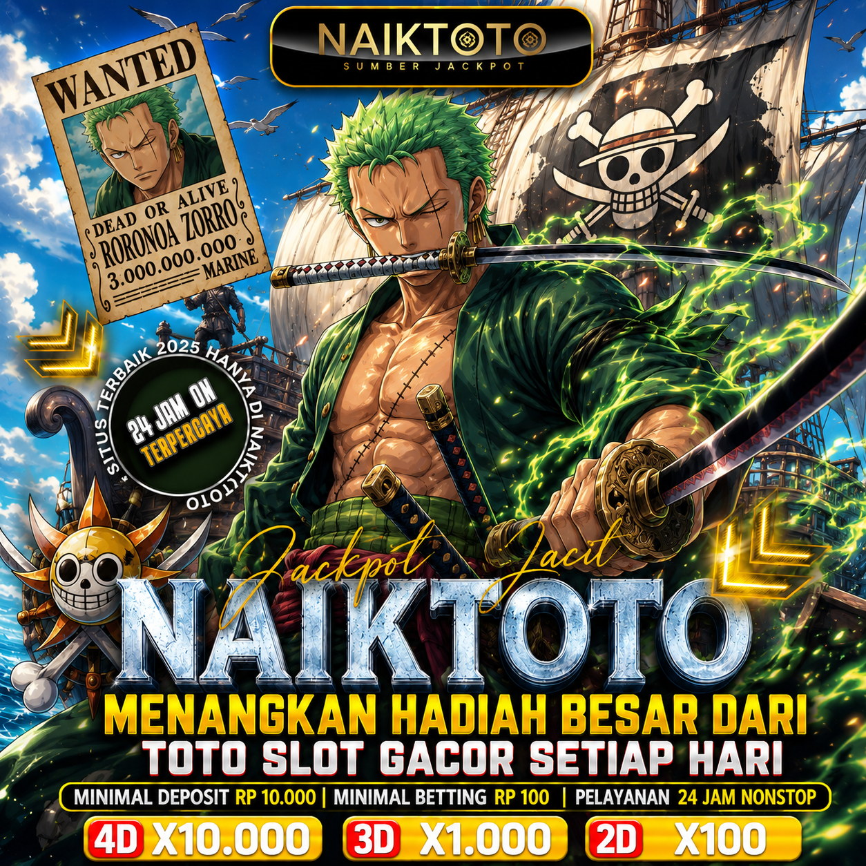 Thumbnail 1 of 3, Poster, NAIKTOTO: Kuliner Arabic & Lebanon Bermain Game Toto Online Bersama Mais Alghanim designed and sold by NAIKTOTO.